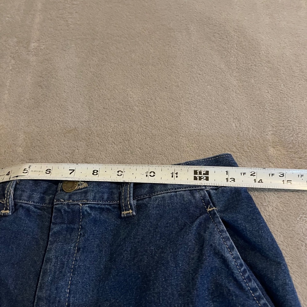 Vintage Casual Corner Jeans Womens 10 High Rise Wide Leg Denim Made in USA 90s - Picture 6 of 12